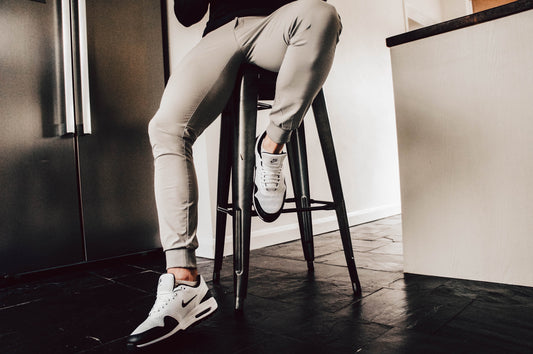 STONE GREY STRETCH JOGGER